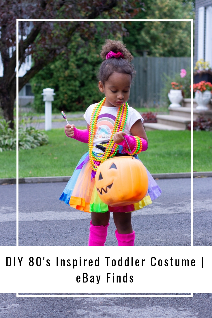 DIY 80's Inspired Toddler Costume